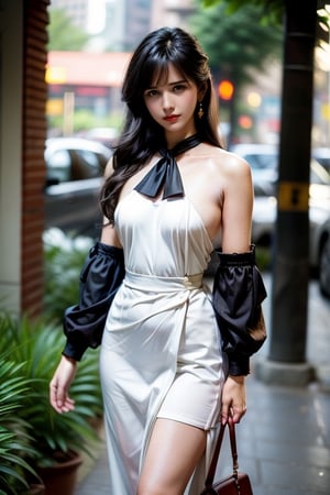  mature very tall thin Woman.
 Windy
Wide shoulders.
Black long straight hair
lynn minmay,hourglass body shape