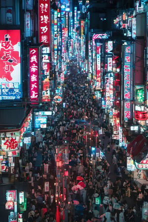 night city, top view ,Spirit Fox Pendant, people walking, realstic, neon light. high detail, high_resolution,make_3d,japan,Night view of Dotonbori, Osaka, Osaka, scenery,traffic light, japan,DonMR0s30rd3rXL ,Pedestrian Signals,rose,knight,cyborg
