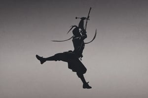 ((Silhouette1.8)). it's too dark, ((One swordsman and masked assassins:1.8, crescent moon, grass. Two swordsmen are fighting among the long grass in a meadow with a crescent moon as thin as an eyebrow on a very pitch-black night in all directions1.8)). ((A swordsman flies into the air, wraps his hands around the handle of his sword, and makes a 45-degree downward slash motion. Another swordsman is making an urgent move to block the sword of another swordsman coming down1.5)). jump up and slash the sword. Assassins surround them.
There is a bit of fog around, reflecting the blue light of the black crescent moon of the swordsman striking, showing even more urgency.
Silhouette, distant view, 8K, gloomy, solemn, urgent, scary, speed, birds flying away in surprise,Sketch