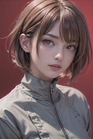 a 20 yo woman,long hair,dark theme, soothing tones, muted colors, high contrast, (natural skin texture, hyperrealism, soft light, sharp),red background,simple background, sad_face , red eyes
,zbxr,makima\(chainsaw man\) , redeyes, redeyes, red_hair, full_body,urban techwear,High detailed ,EpicSky , lip_bite, short-hair, shorthair , lip_biting , aheago, ahe_gao, ahegao_face, eye_rolling , tongue, sticking_out_tongue, sticking_tongue_out,
