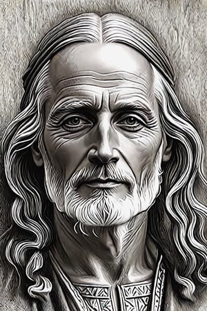 painting of a man, realistic sketch, hyperrealistic sketch, detailed pencil sketch, Pencil sketch, realistic digital drawing, detailed sketch drawing, Realistic,davinci sketch, davinci sketch, ebes,pencil sketch