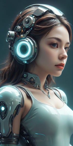 ((medium shot)), (RAW photo, best quality), (realistic, photo-Realistic:1.3), Imagine a beautiful cyborg with a translucent glowing glass body with colorful electronic lighting and clockwork completely visible through her translucent glass body walking through a futuristic city, flowy hair, fantasy, work of beauty and complexity, 8k UHD, hyperdetailed ultrarealistic face, hazel eyes ,cyborg style, glowing translucent glass, amber glow,steampunk style, glass body, 80mm digital photo , wide_hips, translucent seethrough glass like body,Leonardo Style,cyberpunk style, iridescent glow,glasstech,,smile, (oil shiny skin:1.0), (big_boobs:3.2), willowy, chiseled, (hunky:2.4),(( body rotation 35 degree)), (upper body:0.8),(perfect anatomy, prefecthand, dress, long fingers, 4 fingers, 1 thumb), 9 head body lenth, dynamic sexy pose, breast apart, (artistic pose of awoman),chrometech,Glass Elements,bubbleGL,neotech,(Transperent Parts),glowing,scifi,DonMChr0m4t3rr4XL ,ste4mpunk