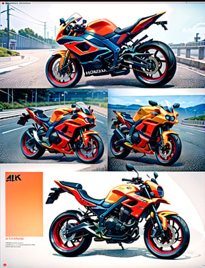 (best quality,4k,8k,highres,masterpiece:1.2),ultra-detailed, ((a customized motorcycle)), ((honda)), ((street racer)), ((beautiful paintjob)), ((fully detailed)), illustration, vivid colors

