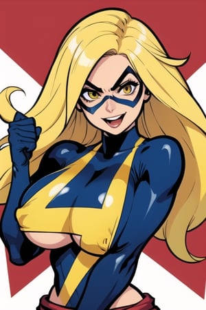 Ms.Marvel, big_boobies, happy_face, yellow_hair