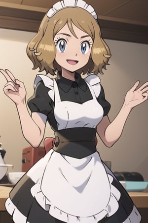 Serena, happy_face, maid_costume