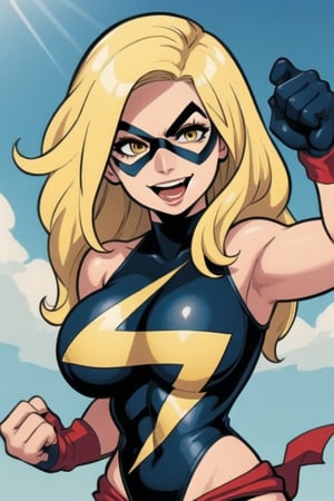 Ms.Marvel, big_boobies, happy_face, yellow_hair