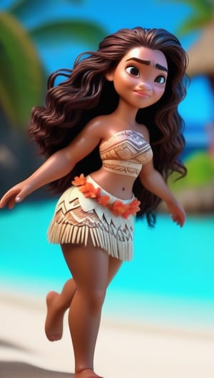 ,cell shader,hdr, beautiful hair, glow skin, ambiente occlussion,glossy hair, , cute lips,,legs,moana,3D,Cartoon,3d print
