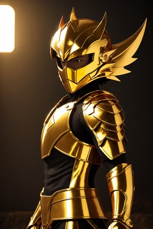 Seiya, golden armor, 4k image, ralista, best quality, masterpiece, cinematic lighting  