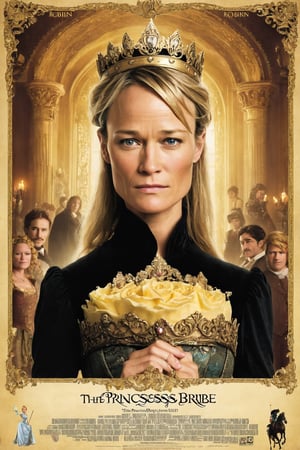 Movie poster of "The Princess Bribe" starring Robin Wright as Princess Buttercup . Movie poster page "The Princess Bribe"