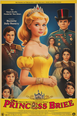 Movie poster of "The Princess Bribe" starring Princess Buttercup . Movie poster page "The Princess Bribe"