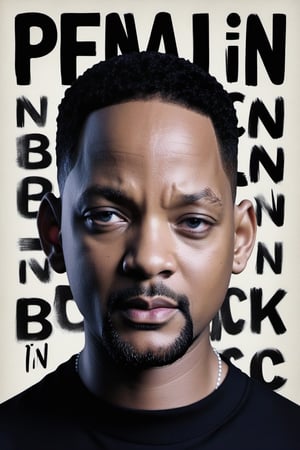 Movie Poster page "Pen in Black". Starring Will Smith.  text:"Pen in Black"