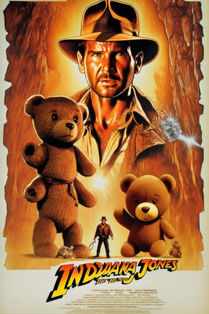 Movie poster of Indiana Jones and the Lost Teddy Bear