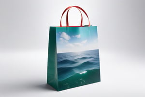 Take a deep breath and let's work step by step on this problem.expert consistency, front view photograph of a shopping bag with sea, against a pure white background, creative angle, attractive background, well-timed moment, intentional focus, balanced editing, harmonious colors, contemporary aesthetics, handcrafted with precision, vivid emotions, joyful impact, exceptional quality, powerful message, in Raphael style, unreal engine 5,octane render,isometric,beautiful detailed eyes,super detailed
,More Detail,more detail XL