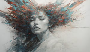 judgement day| bright background| anime style| key visual| intricate detail| highly detailed| breathtaking| vibrant| panoramic| cinematic| Carne Griffiths| Conrad Roset| ghibli,digital artwork by Beksinski,shards,glass,nodf_xl