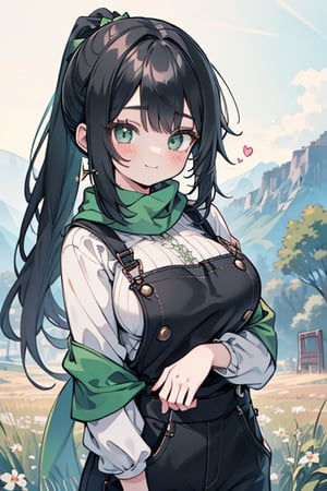 She is a woman of immeasurable beauty, black hair, green scarf, teenager, green eyes, gesticulated look, happy, egocentric, beautiful clothes, a masterpiece, detailed, high quality, very high resolution, peasant clothes , perfect face, poor, overalls, masterpiece, good quality, excellent quality, hair in a Two ponytail, headscarflittle girl, loli, young girl, narcissistic, contemptuous smile, egocentric, busty loli, big breasts
loli, little girl, young girl, field.

,best quality