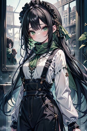 She is a woman of immeasurable beauty, black hair, long hair, green scarf, teenager, green eyes, gesticulated look, happy, egocentric, beautiful clothes, a masterpiece, detailed, high quality, very high resolution, peasant clothes , perfect face, poor, overalls, masterpiece, good quality, excellent quality, headscarflittle girl, loli, young girl

