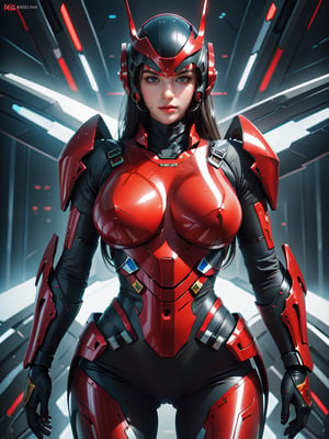 1girl, perfect body proportion, huge breasts, bikini mecha, mecha, red mecha.
(Masterpiece, Best Quality, 8k:1.2), (Ultra-Detailed, Highres, Extremely Detailed, Absurdres, Incredibly Absurdres, Huge Filesize:1.1), (Photorealistic:1.3), By Futurevolab, Portrait, Ultra-Realistic Illustration, Digital Painting. ,Blue Backlight,Energy light particle mecha