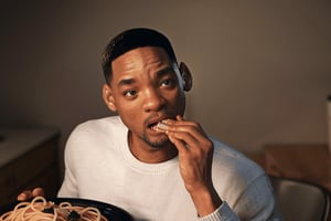 masterpiece, best quality,
will smith eating spaghetti