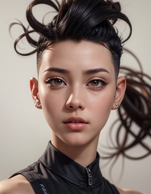 (masterpiece, best quality, photorealistic), 1girl,18 years old, black  ponytail hair (high top fade: 1.75), brown eyes, small boobs, detailed skin, pore, lovely expression, close mouth, upper body, beauty model, white  background, Detailedface, Realism, Epic ,Female, Portrait, Raw photo, Photography, Photorealism,SGBB,alluring_lolita_girl,Young beauty spirit ,little_cute_girl,Bomi,bul4n,Masterpiece,Aunt Cass ,peeing woman,b3rli,Best face ever in the world,realistic,18+,chinatsumura,Extremely Realistic,JeeSoo ,Enji,Makeup,AIDA_LoRA_ElonaV,sohee,AIDA_LoRA_BelK,ZGirl
,3va,Detail