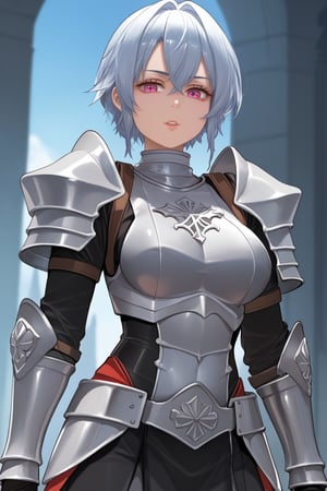 score_9, score_8_up, score_7_up, source_anime BREAK, 1girl, knight girl, armor, bracers, looking at a distance