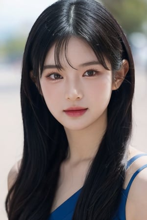 1 aisan pretty idol,small smile,facing the camara ,Portrait Photography,clear facial features,kpop female idol,young,perfect,beautiful eyes,masterpiese,front_view,pictograph,32K,Extremely Realistic,photo r3al,more detail XL,female,1 girl ,chinatsumura,asian girl,makeup and detailed eyes