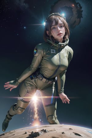 photo RAW,(a girl in a wasteland, alien planet, space, starfield, Alpine Meadow), masterpiece, award winning photography, natural light, perfect composition, high detail, hyper realistic,More Detail,High detailed , flying body, full body, a spacewalk, no ground, latex suit, , zero gravity,
lagergun, headgear, gigantic alien, starwars, against alien, Beam Shabel, runaway,folded sex,BEND OVER