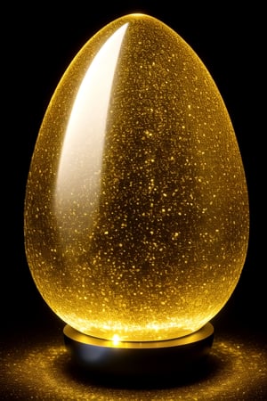 an easter egg, world as Easter egg, golden, unearthly material, crystal egg, autumn, fontaines en sologne, ultra detailled, 8K, led light color full