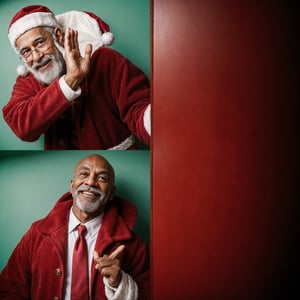 masterpiece, official art, high resolution, UHD, humorous, captivating, a depiction of Santa Claus in a meme template, the image featuring Santa walking in a snowy street, his face expression sarcastic and funny, the image caption reading "Santa's Walking in a Winter Wonderland," the image a playful and humorous take on the holiday season, the meme template adding a touch of sarcasm and humor to the traditional image of Santa, the image capturing the spirit of the holiday season while also poking fun at the cliches and stereotypes associated with it