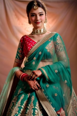 Indian saree,portrait,indian_bride