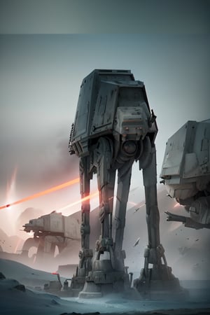 ((1 male)), AT-AT Walker, whole body, 3D figure, AT-AT, damaged AT-AT, scratches on the exterior, tracer bullets, (laser beams:1.4), laser beams flying around, natural light, realistic image quality, dynamic pose, video lighting , Perfect Composition, Super Detail, Official Art, Masterpiece, Top Quality, Reflections , High Resolution CG Unity 8K Each Wallpaper, Detailed Background, Masterpiece, Photorealistic, Random Angle, Forest Planet, Endor, Jungle, Full Body, Star Wars ,