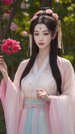 tienhiep, hanfu,
(Hands:1.1), better_hands, realhands
1girl, solo, long hair, black hair, hair ornament, long sleeves, upper body, flower, see-through, blurry background, facial mark, chinese clothes, forehead mark, realistic, hanfu, tienhiep