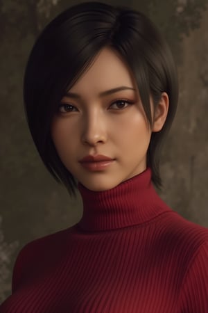 Ada wong, game animation, high quality, detailed face, 