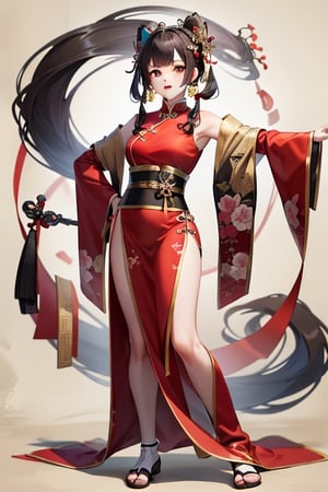 araffe woman with a red dress and a red bow in her hair, geisha hairstyle, palace , a girl in hanfu, chinese princess, ancient chinese princess, traditional chinese, traditional female hairstyles, chinese girl, inspired by Li Mei-shu, chinese woman, wearing ancient chinese clothes, chinese empress, chinese style, hanfu, inspired by Lan Ying