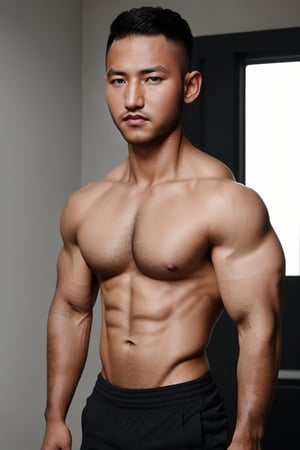 realistic Photography of  as are Germany Male  as  handsome   model man posing , masterpiece, best quality, 4k, studio light, soft, syahnk,half body , ton,big muscles,,photorealistic,syahnk, ,
