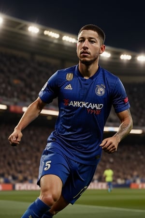 picture of Eden Hazard ,syahnk as Real Madrid player, 1man,masterpiece,hold ball at the stadiums,  muscular,(portraits pixar style) (masterpiece: 1.2) (bokeh) (best quality) (detailed skin) (detailed texture) (8k) (claymation) (cinematic lighting) (sharp focus),syahnk