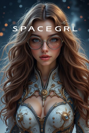 A magazine cover with the text “Spacegirl: Galactic Heroines”,