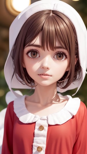 ((1girl, 6year old girl:1.5)), ((Portrait)),loli, petite girl,  whole body, children's body, beautiful shining body, bangs,((darkbrown hair:1.3)),high eyes,(aquamarine eyes), petite,tall eyes, beautiful girl with fine details, Beautiful and delicate eyes, detailed face, Beautiful eyes,natural light,((realism: 1.2 )), dynamic far view shot,cinematic lighting, perfect composition, by sumic.mic, ultra detailed, official art, masterpiece, (best quality:1.3), reflections, extremely detailed cg unity 8k wallpaper, detailed background, masterpiece, best quality , (masterpiece), (best quality:1.4), (ultra highres:1.2), (hyperrealistic:1.4), (photorealistic:1.2), best quality, high quality, highres, detail enhancement, ((very short hair:1.4)),
((tareme,animated eyes, big eyes,droopy eyes:1.2)),((random expression)),,random Angle,((santa costume:1.4)),((thick eyebrows:1.1)),perfect,((manga like visual)),((christmas decorations)),perfect light,white fur,facial_mark, neon_palette, shaped_highlights, ((bokeh background, blurry background)), night time, night sky, (city light), horizontal angle, looking away, perfect anatomy, colorful hair clip, many hair clips, christmas theme,brown eyes