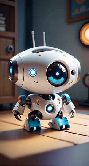 Imagine a cute little robot with a small, monitor-like face and a very small yet adorable body, cheerfully saying hi to the viewer. Envision a super cute image that embodies the charm of technology in a tiny, endearing package, bringing a smile to anyone who sees it,moonster,Xxmix_Catecat