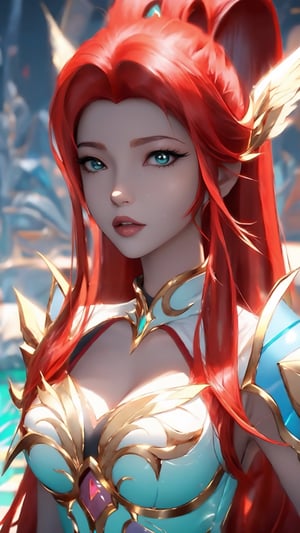 a close up of a woman in a white dress in a body of water, anime goddess, red haired goddess, rias gremory, erza scarlet as a real person, beautiful alluring anime woman, 8k high quality detailed art, miss fortune league of legends, ayaka game genshin impact, ayaka genshin impact, seductive anime girl,1 girl,bbyorf,mecha,high_school_girl,chaehyunlorashy,aakei,mcdonalds_mom