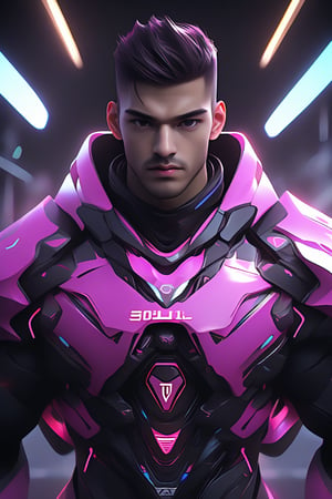  score_9, score_8_up,  portrait, muscular futuristic masculine fighter, close-up perfectly detailed masculine head face eye mouth nose, masculine sci-fi tracksuit on,  sci-fi wide road background, neon, colorful, rating_safe, 3d, unreal engine, portrait image, original, new, newest, jaeggernawt