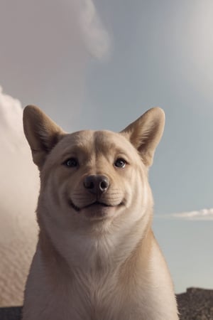 (masterpiece, only realistic, very adequate decent quality:1.3), my favorite image of a professional well-shaped Happy european man holding and comforting cute corgi dog, smiling at camera, posing with pet over majestic impressive ocean, pink orange colorful extraordinay sky, smooth clear clean professional cg illustration masterpiece, associated press, highres image scan, softglow effect, (rendered in Cinema 4D studio HIGH HIGH HIGH), my best incredible (Rendermen) professionally HIGH! ,Alvis