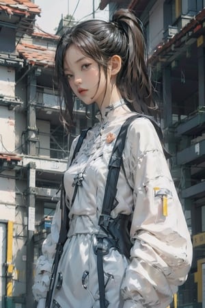 Sailor Moon cosplay, Top Quality,8k,32k,Masterpiece, (UHD::1.2),Photograph,Photograph,Biography,Uhd,1girl,Long Hair,Hair,Glitter,Brown Hair,Temptive,White Dress,[massy-half-ponytail|bobcut] middle_parting_hair style,looking at the viewer,distance,complicated detailed background,detailed skin,pores,high-res,hdr,looking at the viewer,from the front,full body focus,distance snap,depth,detailed detail,anatomically accurate (Picture,Top body in waist frame,Renaissance background,natural light,golden_rain,Kodak Vision3 IMAX,Fujicolor_Pro_Film,AV actor,Uehara Ai,big tits