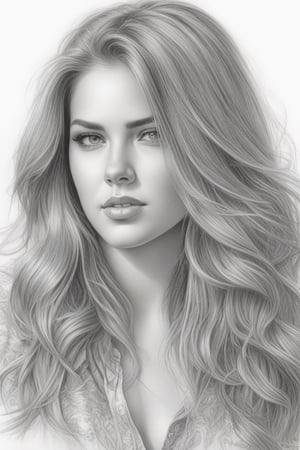 a realistic pencil drawing of a beautiful young woman with long hair,

conceptual art,

Very detailed,

intricately detailed,

sharp details,

Hyper realistic,

line art,

pencil drawing,

comic style,

trend in artstation,

sharp focus,

studio photo,

intricate details,

watercolor wash,

coming back to life,

coming out of paper,

16k resolution,

deviantart masterpiece,

Very detailed,

White background,

art by greg rutkowski