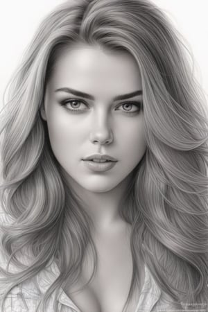 a realistic pencil drawing of a beautiful young woman with long hair,

conceptual art,

Very detailed,

intricately detailed,

sharp details,

Hyper realistic,

line art,

pencil drawing,

comic style,

trend in artstation,

sharp focus,

studio photo,

intricate details,

watercolor wash,

coming back to life,

coming out of paper,

16k resolution,

deviantart masterpiece,

Very detailed,

White background,

art by greg rutkowski,irina_meier,Extremely Realistic