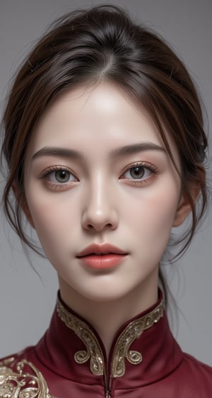 Fantasy, martial arts, ancient times, simplicity, complex structure, complex details, virtual reality (skin glowing), (detailed skin, pores visible), (plain decoration: 1.2), (color eyes: 1.3), beautiful.  Beautiful face.  Masterpiece, ((Best Work of Art)), Award-winning work, Intricate details, Attention to detail, Futuristic city, Full body, Futuristic network model, Cinematic effect, Cinematic feel, Surrealism, Award-winning portrait, Photo-quality photorealism Design, (Ultra High Resolution, Highest Quality, Realistic), Complex Composition, jiyon, Jiyoung, epiC35mm, hirose, Realism, Enhanced all, yui,naomi,yue,abg 