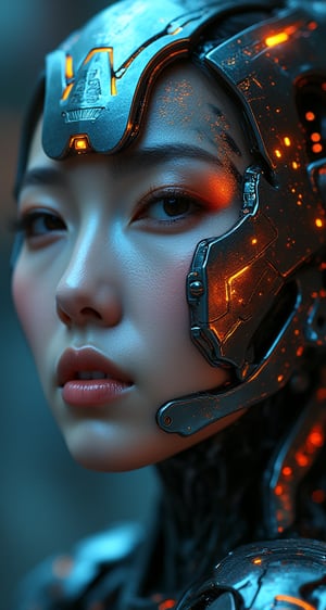 Futuristic, mechanical, high-tech, metal, streamlined, complex structures, complex details, geometric shapes, neon colors, electronic sounds, digital elements, abstract graphics, network, data interaction, virtual reality (skin glow), (detailed Skin, pores visible), (luxury decoration: 1.2), (colored eyes: 1.3), beautiful.  Beautiful face.  Masterpiece, ((Best Work of Art)), award-winning work, intricate details, attention to detail, futuristic city, full body, futuristic web model, cinematic effect, cinematic feel, surrealism, award-winning portrait, photo-quality photorealism Design, (Ultra High Resolution, Highest Quality, Realistic), Complex Composition, jiyon, Jiyoung, epiC35mm, hirose, Realism, Enhanced all, yui