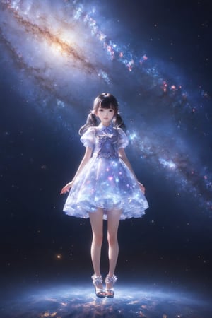 masterpiece, extremely best quality,  official art,  cg 8k wallpaper,  (Fantasy Style:1.1), (face focus,  cute,  masterpiece,  best quality,  1girl,  black background,  solo,  standing,  pixiv:1), 3d,  looking up,  light particle,  highly detailed,  best lighting,  pixiv,  depth of field,  (beautiful face),  fine water surface,  incredibly detailed,  (an extremely  beautiful),  (best quality),yua_mikami,Sci-fi ,pturbo,DonMD34thM4g1cXL,dumbo_oktopus,DonMF43XL,DonMD4rk3lv3sXL,high heel car,EpicSky
