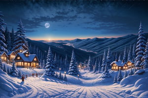 holy night scenery
Masterpiece,ayaka_genshin,More Detail