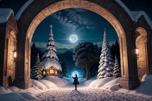 a holy night when Christ was born scenery
Masterpiece,ayaka_genshin,More Detail,fantasy00d,FFIXBG,EpicArt,Nature