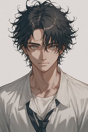 score_9_up, score_9, score_8_up, score_8, score_7, score_7_up, score_6_up, score_5_up, score_4_up, male, illustration, beautiful, cinematic, Beautiful eyes, RAW photo, black hair, dark eyes, grey eyes, masculine,  extremely detailed, school, messy hair with bangs, portrait, handsome, background, 